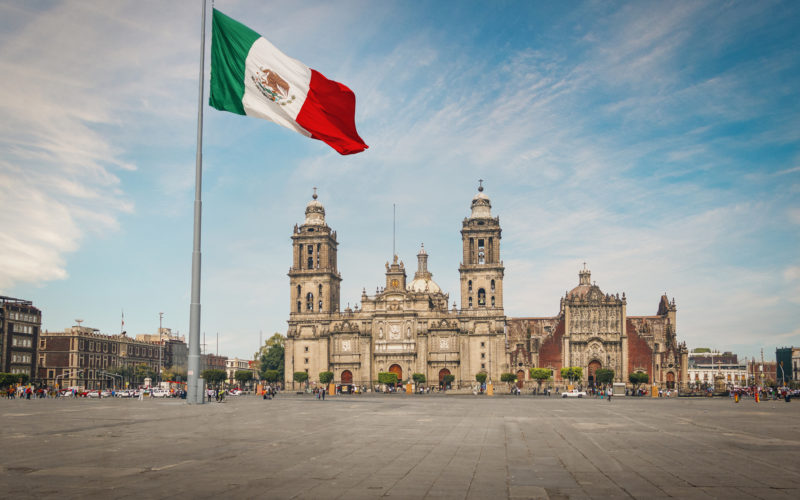 Zocalo Square and Mexico City Cathedral - Mexico City, Mexico