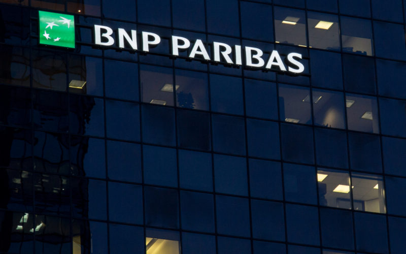 Headquarters of the BNP Paribas Bank for Quebec in Montreal