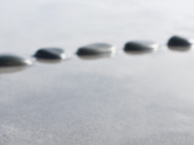stones on a beach