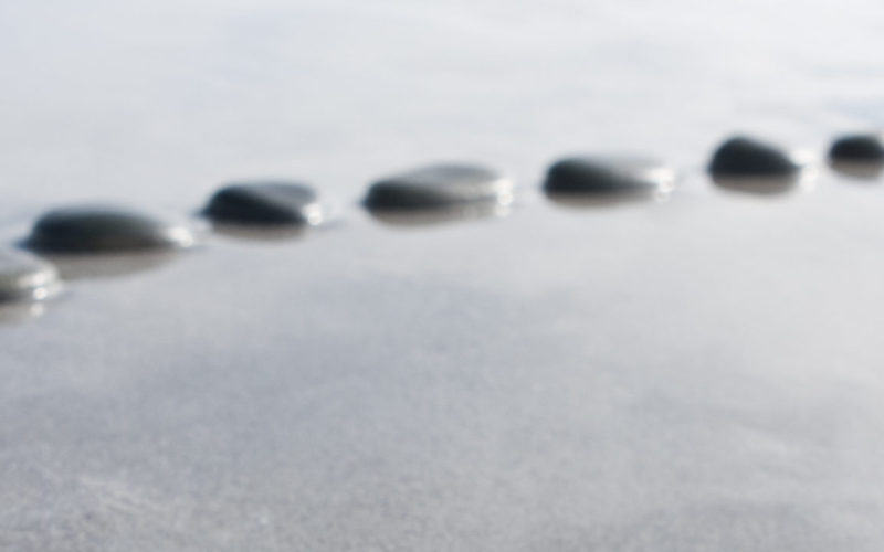 stones on a beach
